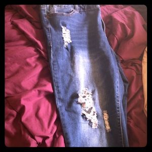 Three pairs of jeans! Wax brand and ASOS denim